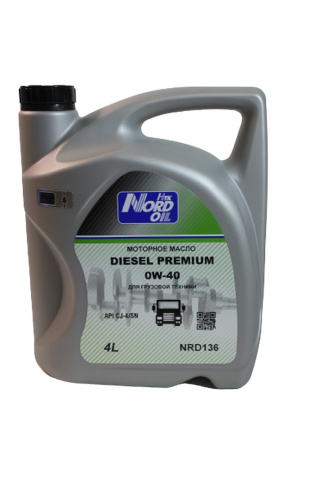 NORD OIL Diesel Premium  0W-40 CJ-4/SN