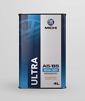 Масло MICHI ULTRA 5W-30 A5/B5 ПРОМО-НАБОР 4+1л \ М